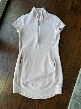 Tommy Bahama Light Pink Half-Zip Knit Top